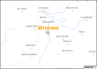 map of Batrakovo