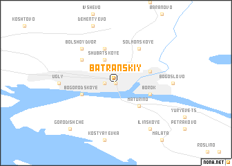 map of Batranskiy