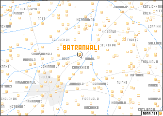 map of Batrānwāli