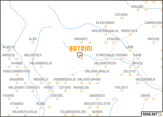 map of Bătrîni