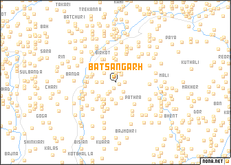 map of Batsangarh