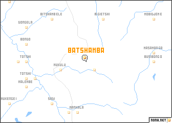 map of Batshamba