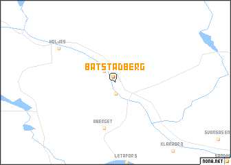 map of Båtstadberg