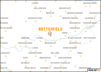 map of Battenfeld