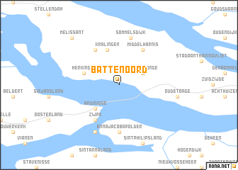 map of Battenoord