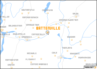 map of Battenville