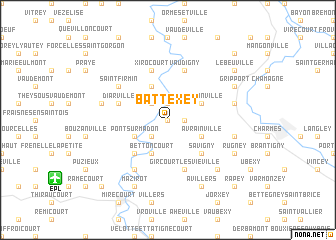 map of Battexey