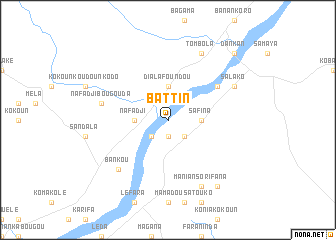 map of Battin