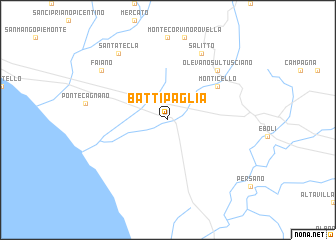 map of Battipaglia