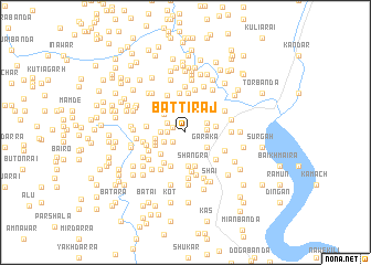 map of Bat Tīrāj