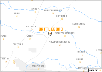 map of Battleboro