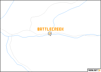 map of Battle Creek