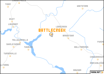 map of Battle Creek