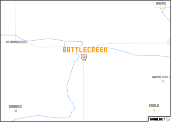 map of Battle Creek