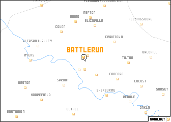 map of Battle Run