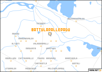 map of Battulapallepādu