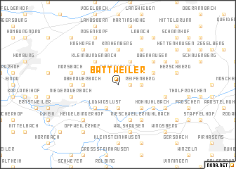map of Battweiler