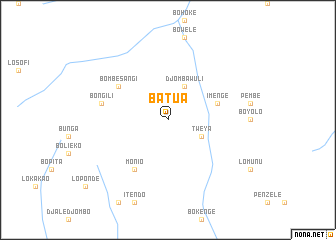 map of Batua