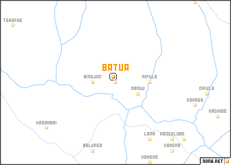 map of Batua