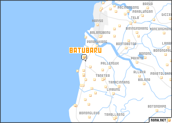 map of Batubaru