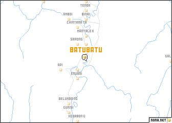 map of Batu Batu