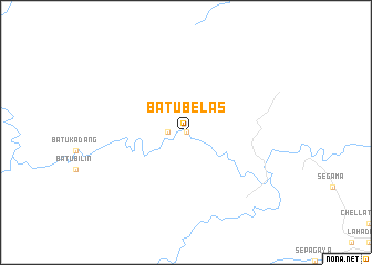 map of Batu Belas