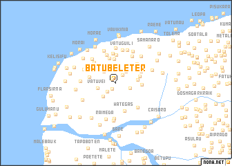 map of Batubeleter