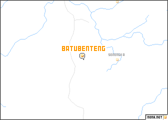 map of Batubenteng