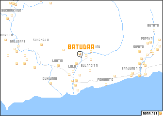 map of Batudaa