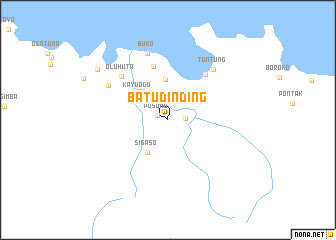 map of Batudinding