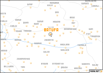 map of Batūfa