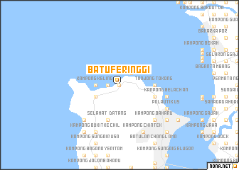 map of Batu Feringgi