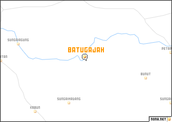 map of batugajah