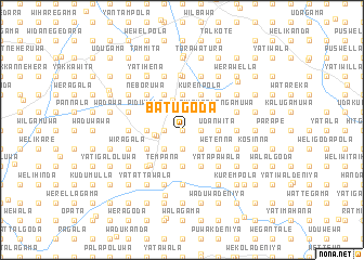 map of Batugoda