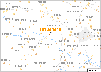 map of Batujajar