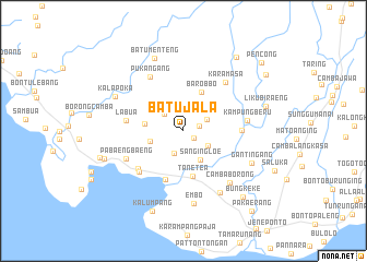 map of Batujala