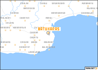 map of Batukaras