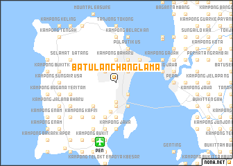 map of Batu Lanchang Lama