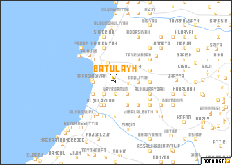 map of Bātūlayh