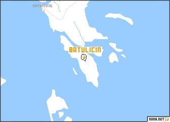 map of Batulicin