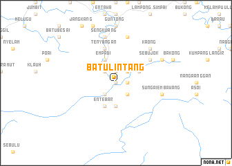 map of Batu Lintang