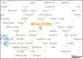 map of Batu Lintang