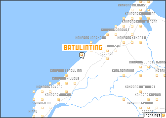map of Batu Linting