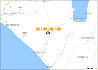 map of Batumangaum