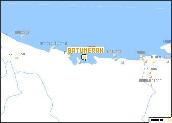 map of Batumerah