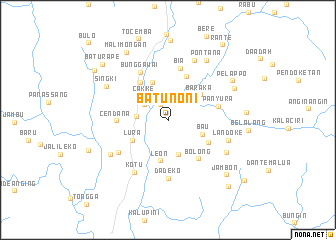 map of Batunoni