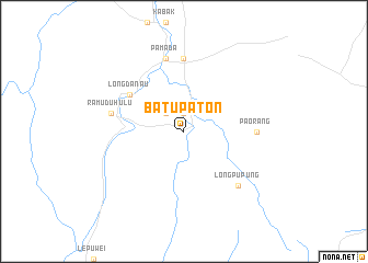 map of Batu Paton