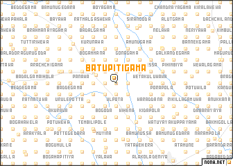 map of Batupitigama