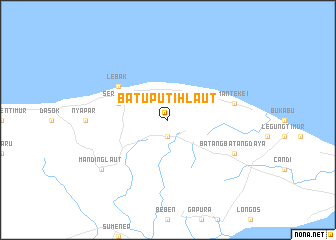 map of Batuputih Laut