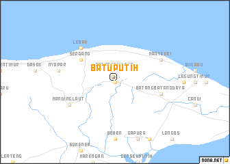 map of Batuputih